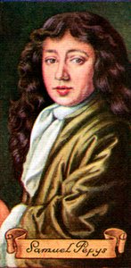 Samuel Pepys, převzato ze série cigaretových karet, 1935 od Unbekannt