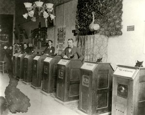 San Francisco Salon s kinetoskopy, 1894-1895 od Unbekannt