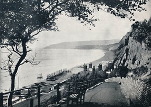 Sandown - Pláž na koupání, 1895 od Unbekannt