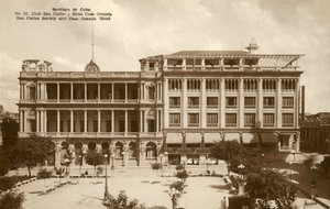 Santiago de Cuba – společnost San Carlos a hotel Casa Granda, c1920. od Unbekannt