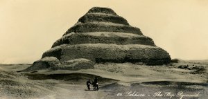 Sakkára – stupňovitá pyramida, c1918-c1939. od Unbekannt
