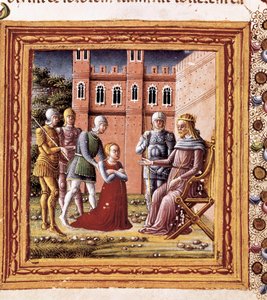 Sarah darovala faraonovi miniaturu namalovanou Marco Giovanni Dell