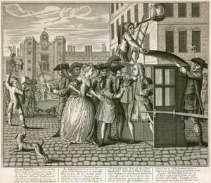 Satirický tisk zobrazující St James Palace, Londýn, 1740 od Unbekannt