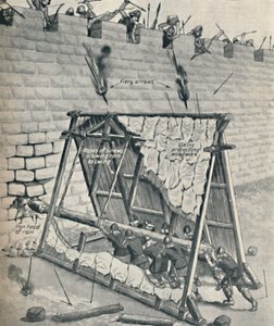 Saxons Bittering Down A City Wall, c1934 od Unbekannt