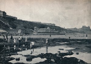 Scarborough - Pohled ze skal, 1895 od Unbekannt