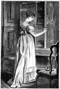 Scéna z Northanger Abbey Jane Austenové od Unbekannt