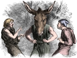 Scéna ze Shakespearova Sen noci svatojánské od Unbekannt