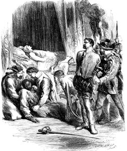 Scéna ze Shakespearova Othella, 19. století od Unbekannt