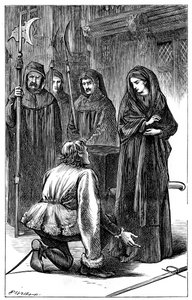 Scéna ze Shakespeara Richard III, 1591 c1870 od Unbekannt