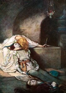 Scéna ze Shakespearova Romea a Julie od Unbekannt