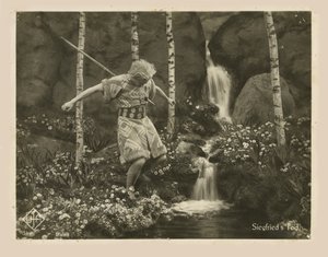 Scéna z filmu Die Nibelungen: Siegfried od Fritze Langa, 1924. od Unbekannt