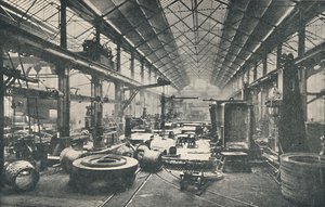 Scéna v kotelně, c1917 od Unbekannt