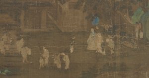 Scény ze života slavných mužů 1. část, dynastie Ming, 16.-17. století. od Unbekannt