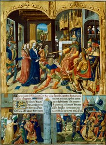 Výjevy ze sedmé křížové výpravy, 1248-1254 15. století od Unbekannt