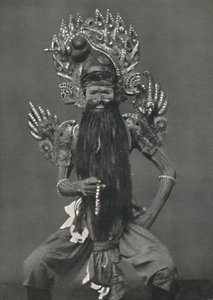 Herec jako Guruswamin, hlavní duchovní učitel, 1926 od Unbekannt