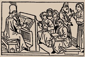 Školní lekce. Ze zrcadla lidského života Rodericus Zamorensis, 1479 od Unbekannt