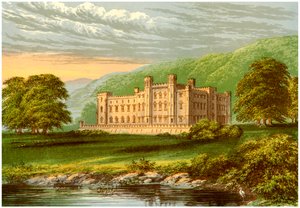 Scone Palace, Perthshire, Skotsko, domov hraběte z Mansfield, c1880 od Unbekannt