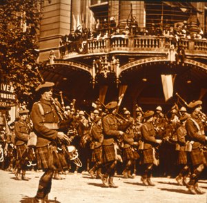 Skotští vojáci, 14. července 1919 od Unbekannt