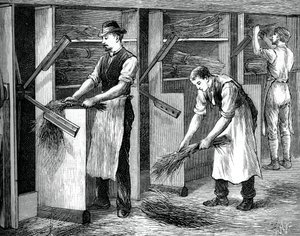 Scutching mill, c1880 od Unbekannt