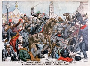 Vážné boje Liberálního hnutí v Rusku, Petrohrad, 1904 od Unbekannt