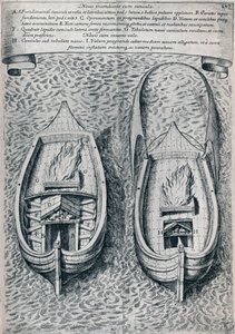 Ohnivá loď sedmnáctého století, c1660 od Unbekannt