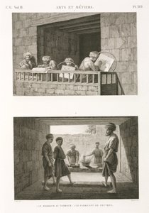 Šití Vyšívání a výroba plsti, Egypt, c 1798 od Unbekannt