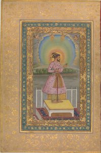 Shah Jahan na terase, 1627. od Unbekannt