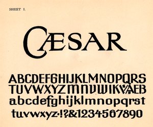 List 1, z portfolia abeced, 1929 od Unbekannt