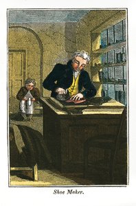 Výrobce obuvi, 1823 od Unbekannt
