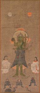 Shomen Kongo: The Blue-Faced Kongo, 17. století. od Unbekannt