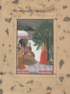 Shri Rama Putra Raga: Stránka ze série Dispersed Boston Ragamala Series..., ca. 1760. od Unbekannt