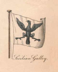 Sicilská galéra, 1838 od Unbekannt