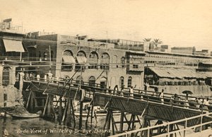 Boční pohled na Whiteley Bridge, Basra, c1918-c1939. od Unbekannt
