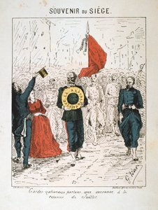 Siege of Paris, 1870-1871. od Unbekannt