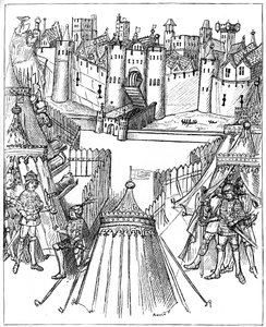 Obležení Rouenu, 1418-1419, 1893 od Unbekannt