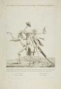 Popis Chouanů a dalších kontrarevolucionářů, ca. 1793. od Unbekannt