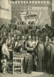 Podepsání vestfálské smlouvy, 24. října 1648, 1890. od Unbekannt