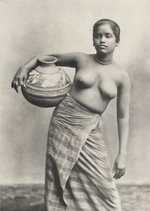 Sinhálka z Nizozemska bez obvyklého svrchního oděvu, 1926 od Unbekannt