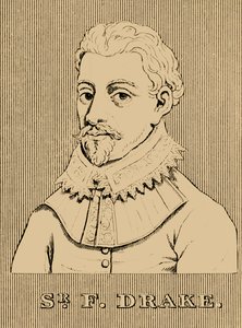 Sir Francis Drake, c1540-1596, 1830. od Unbekannt