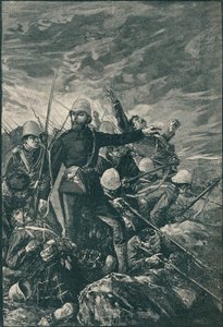 Sir George Colley na Majuba Hill, 1906 od Unbekannt