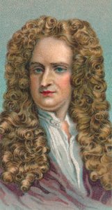 Sir Isaac Newton 1643-1727, anglický matematik, astronom a fyzik, 1924 od Unbekannt