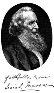 Sir Josiah Mason, anglický výrobce per, c1880 od Unbekannt