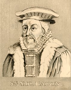 Sir Nicholas Bacon, 1510-1579, 1830. od Unbekannt