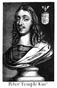 Sir Peter Temple, anglický soudce ze 17. století od Unbekannt