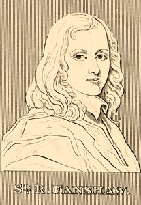 Sir R. Fanshaw, 1608-1666, 1830. od Unbekannt