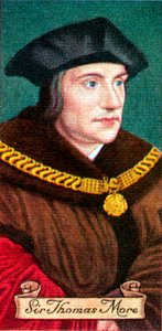 Sir Thomas More, převzato ze série cigaretových karet, 1935 od Unbekannt
