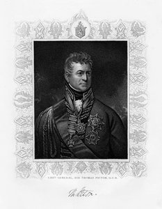 Sir Thomas Picton, britský vojenský vůdce, 19. století od Unbekannt