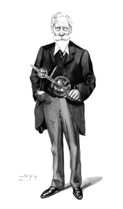 Sir William Crookes, anglický fyzik a chemik, c 1900s od Unbekannt