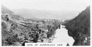 Místo přehrady Burrinjuck, Nový Jižní Wales, Austrálie, 1928 od Unbekannt