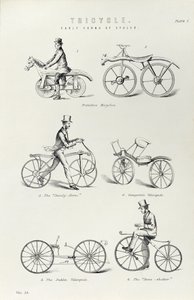 Šest raných forem kola, c1870 od Unbekannt